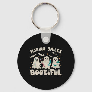 Porte-clés Faire sourire Botieux Halloween drôle Fantôme Dent