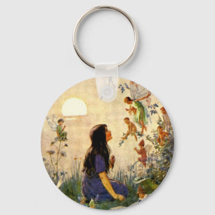 Porte-clés Fairy Secrets Vintage Imprimer Porte - clé