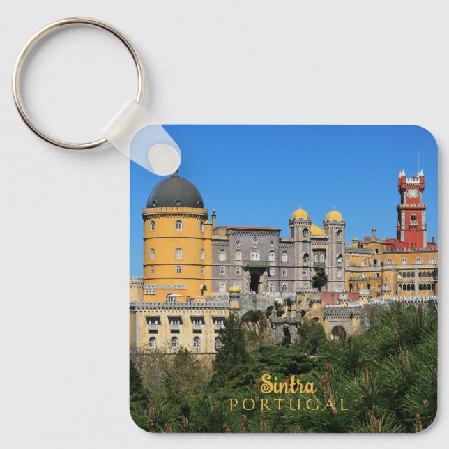 Porte-clés Fairytale Sintra Palace photo, Portugal (Recto)