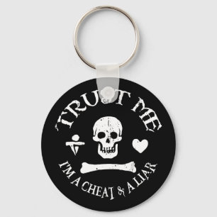 Porte-clés Faites confiance au pirate