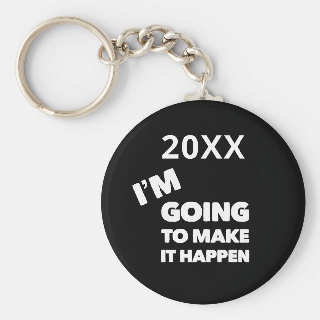 Porte-clés Faites-le passer Citation Motivation Inspiration p (Devant)