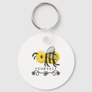 Porte-clés Faites-vous abeille bourdon mignonne 