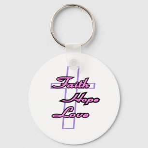 Porte-clés Faith Hope Love