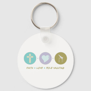 Porte-clés Faith Love Pole Vaulting