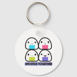 Porte-clés Famille d'Onigiri