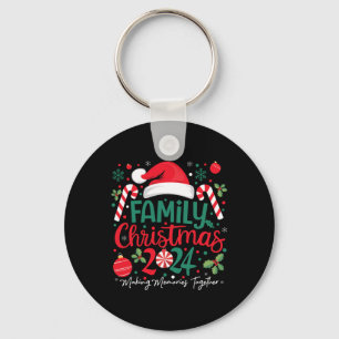 Porte-clés Famille Noël 2024 Escouade de Noël Noël Matchin