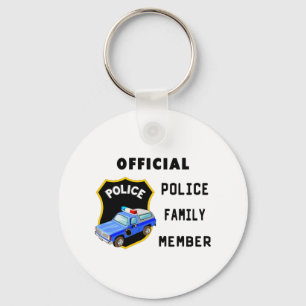 Porte-clés Famille officielle de police