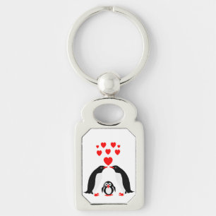 Porte-clés Famille Penguins