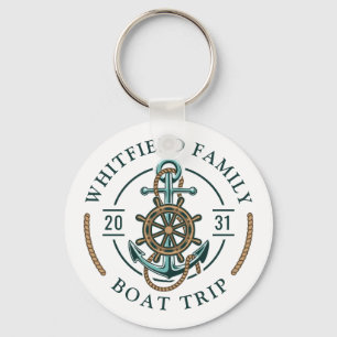 Porte-clés Famille Personnalisée Vacances nautiques
