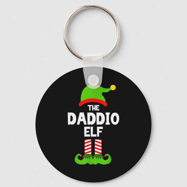 Porte-clés Family Daddio Elf Christmas Matching Pajama Funny  (Recto)