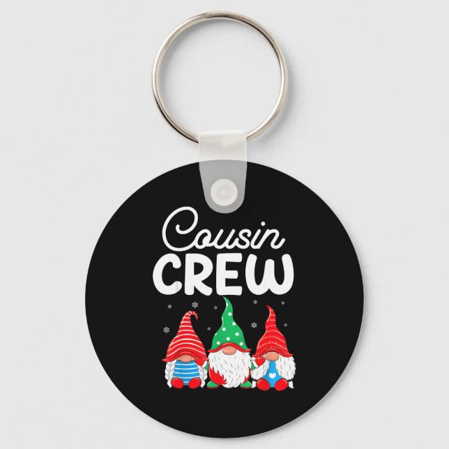 Porte-clés Family Matching Christmas Cousin Crew Cute Christm (Recto)