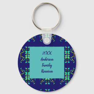 Porte-clés Family Reunion Geometric Tie-dye Yearly Gathering