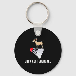 Porte-clés Fancy Badminton - Désir Pour Badminton Badminton