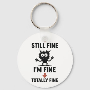 Porte-clés Fantastique T-shirt "I’m Fine" Flèches