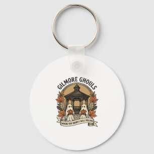 Porte-clés Fantôme de Halloween vintage des monstres de Gilmo