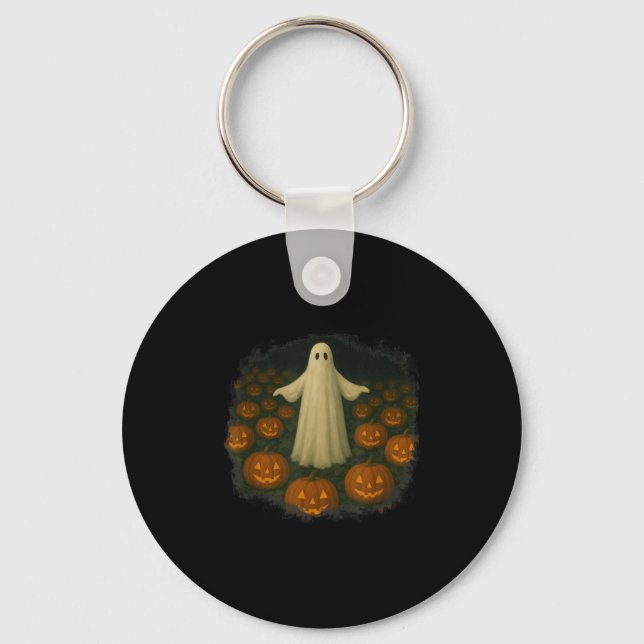 Porte-clés Fantômes Et Citrouilles ! Halloween! (Recto)