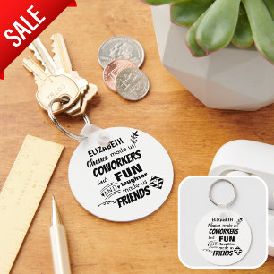 Porte-clés Farewell Coworker Boss - nous sommes amis Custom