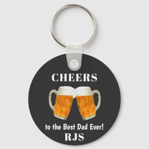 Porte-clés Father's Day Dad World's Best Ever Monogram