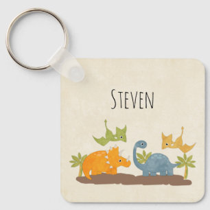 Porte-clés Faune sauvage de Cute Dinosaure