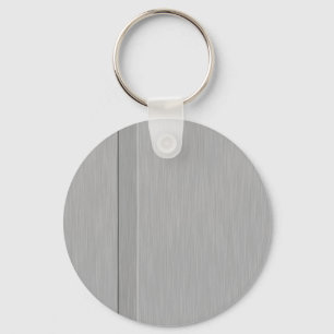 Porte-clés Faux brossé métal avec Groove