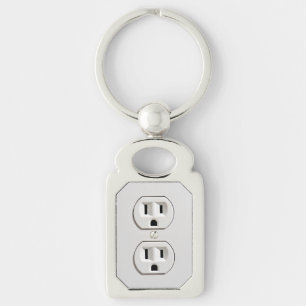 Porte-clés Faux débouché électrique drôle