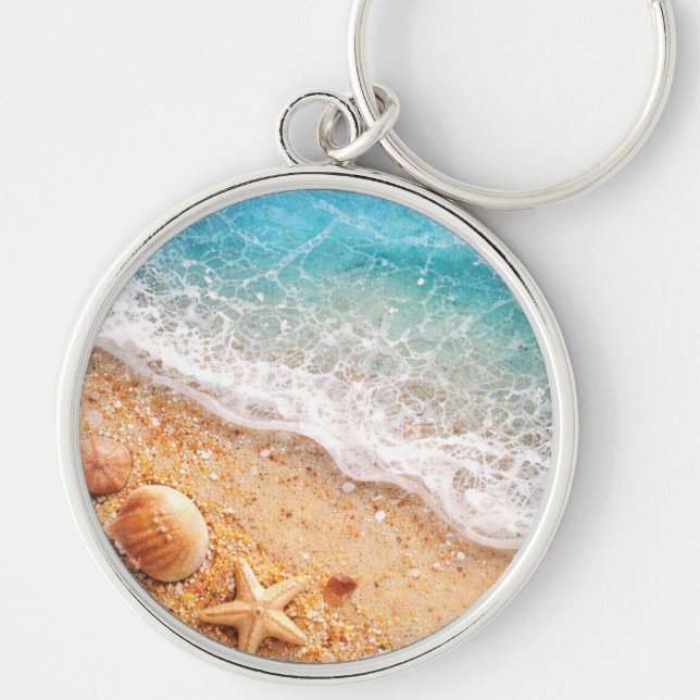 Porte-clés Faux resin ocean art key chain (Devant)