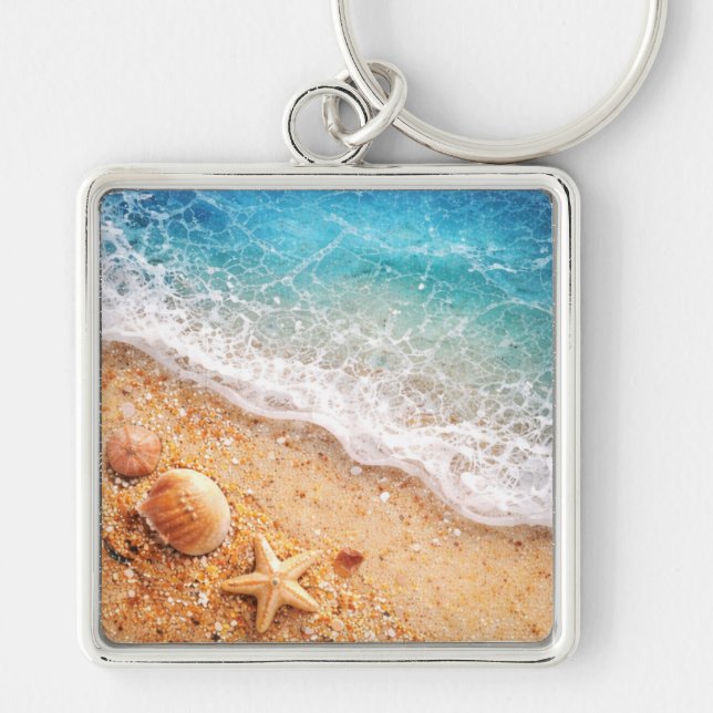 Porte-clés Faux resin ocean art key chain (Devant)