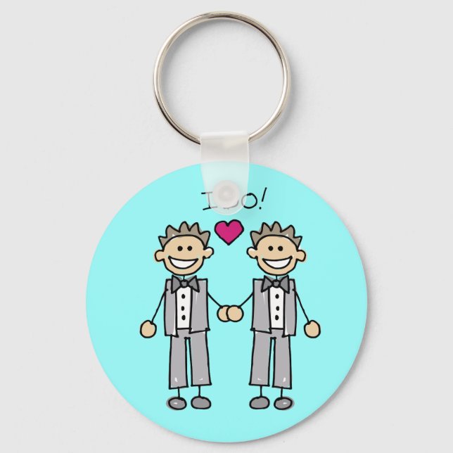 Porte-clés Faveurs du mariage gay (Recto)