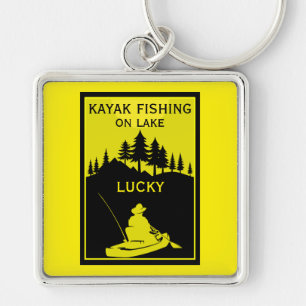 Porte-clés Favori Kayak Lake Et River Fishing
