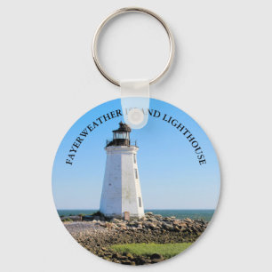 Porte-clés Fayerweather Island Lighthouse Connecticut Clavier