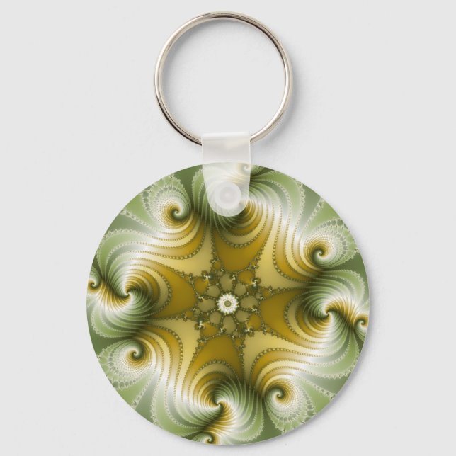 Porte-clés Fayre de campagne - Art fractal (Recto)
