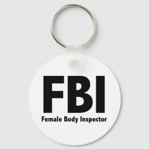 Porte-clés FBI M. Funny Rude Humour