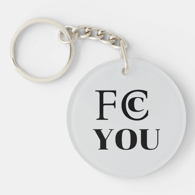 Porte-clés FCC YOU (Devant)