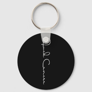 Porte-clés Fck Cancer Hate Cancer Teast Cancer Sensibilisatio