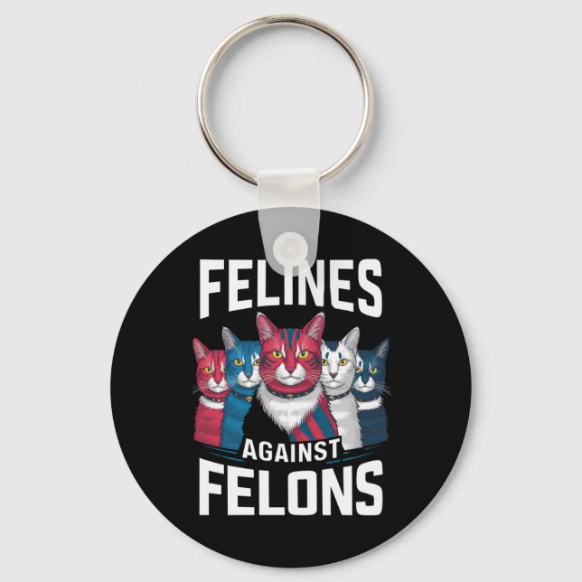 Porte-clés Felines contre Felons (Recto)