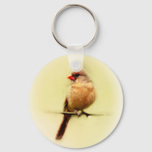Porte-clés Female Cardinal Songbird