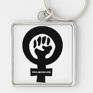 Porte-clés Féministe socialiste