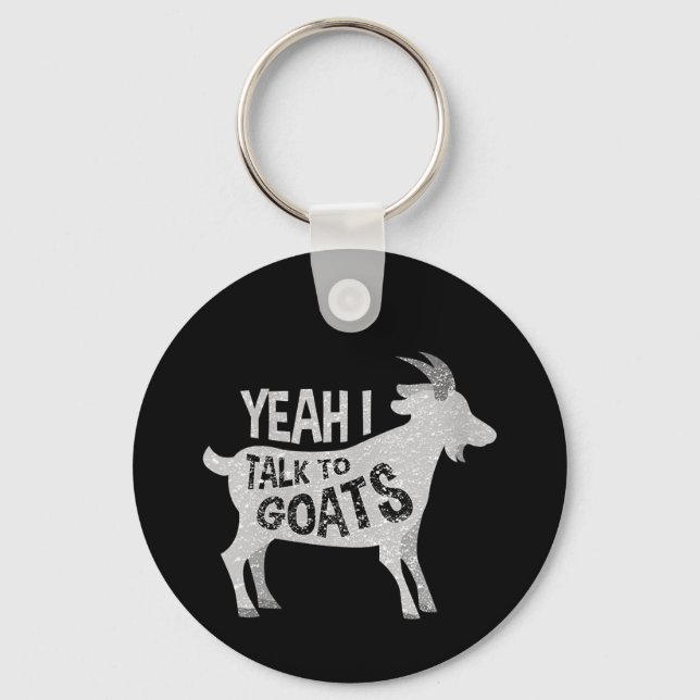 Porte-clés Femme Amateurs de chèvre Chèvre Joke Cadeau (Recto)