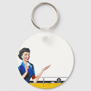 Porte-clés Femme au foyer et nouveau joint
