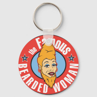 Porte-clés femme barbu célèbre