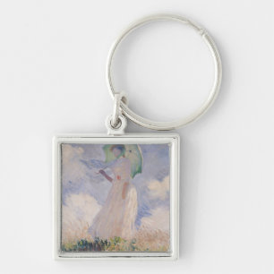 Porte-clés Femme de Claude Monet avec le parasol tourné