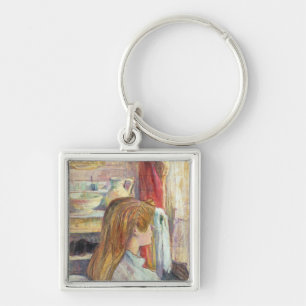 Porte-clés Femme de Henri De Toulouse-Lautrec à la fenêtre,