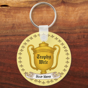 Porte-clés Femme de trophée