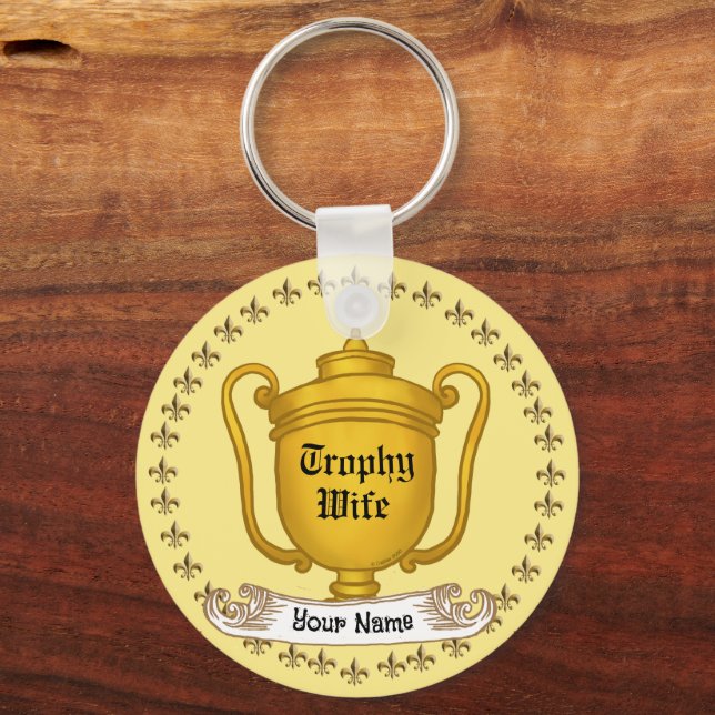 Porte-clés Femme de trophée (Recto)