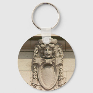 Porte-clés - Femme en pierre