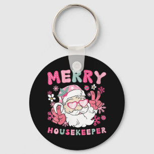 Porte-clés Femme Joyeux Ménagère Noël Ménagère Xm