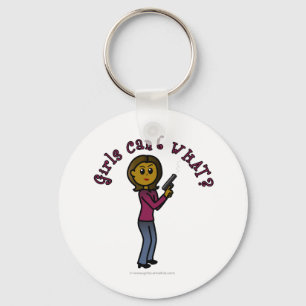 Porte-clés Femme noire Sharpshooter
