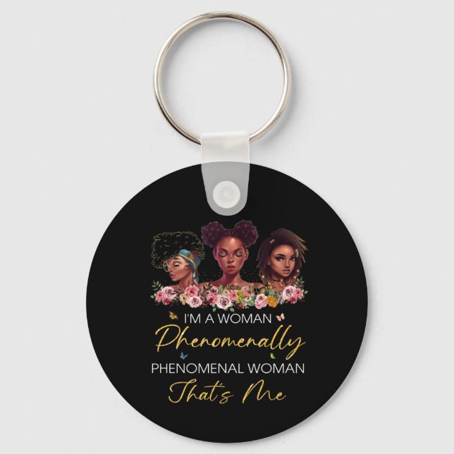 Porte-clés Femme phénoménale Porte - clé double face (Recto)