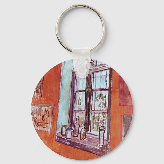 Porte-clés Fenêtre du Studio de Vincent van Gogh à l'Asile (Recto)