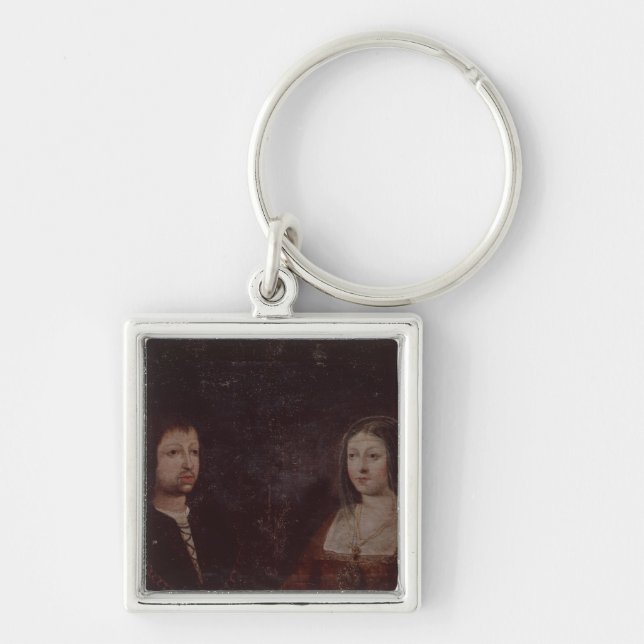 Porte-clés Ferdinand II d'Aragon et d'Isabella I de la (Devant)